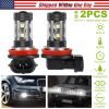2PCS 800LM 50W H8/H9/H11 LED Fog DRL Light Bulb IP68 Waterproof 10 2835 LEDs 360° Beam Angle 6000K White