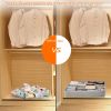 3 Pack Sock Organizer Box Foldable Damp Proof Storage Drawers Multi-cells Underwear Tie Container for Wardrobe Closet Cabinet