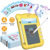 100 Words Talking Flash Cards 5.5In Toddler LCD Writing Tablet with 50 Double-sided Cards Stylus Pen Electronic Cognitive Audio Toddler Reading Machin