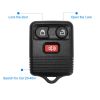 2 Keyless Entry Car Key Remote Key Fob Case Button Pad Replacement for 1999-2007 Ford F-150 CWTWB1U331