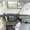 2PCS Universal Car Rear Window Mesh Sunshade