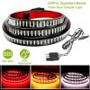 60in Car Tailgate Strip Light 432 LED IP65 Waterproof Triple Row Running Brake Reverse Turn Signal Light Bar For Jeep Pickup SUV