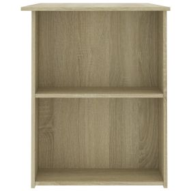 vidaXL Desk Sonoma Oak 110x60x73 cm Engineered Wood