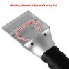 12V Car Electric Heated Ice Snow Scraper Window Ice Remover w/Squeegee 14FT Cable