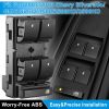 Electric Master Power Window Switch Driver Side Fit for 2007-2013 Chevy Silverado GMC Sierra 1500 2500HD 3500HD 20945129 25789692