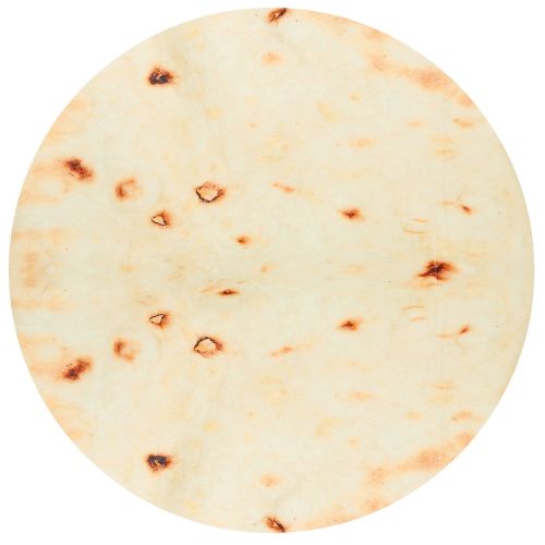 Burrito Tortilla Throw Blanket Pancake Wrap Blanket Soft Round Swaddle for Adults Kids Baby Pets