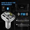 Car Wireless FM Transmitter 3.4A Dual USB Charge Hands-free Call Car MP3 Player TF Card USB Disk Reading
