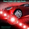 Waterproof RGB Underglow LED Strip Remote App Control Car Underbody Light Music Control Exterior Underbody Lights DC 12V