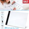 A4 LED Light Box Tracer Dimmable Brightness LED Artcraft Tracing Light Pad Ultra-Thin USB Powered Portable Light Box for Artists Drawing Sketching Ani