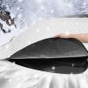 55.9x36.6x0.1in Car Windshield Snow Cover Windshield Protector against Ice Sun Fit for Small Mid SUVs with Anti-theft Flaps