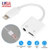 2 In 1 3.5mm Headphone Adapter Charger Audio Splitter Dongle Adapter Fit for iPhone 13/13Pro/SE/12/12 Mini/12 Pro/12 Pro Max/iPhone 11/11 Pro/11 Pro M