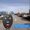 2 Keyless Entry Car Key Remote Key Fob Case Button Pad Replacement for 2004-2010 Chevrolet Malibu KOBGT04A