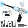 Cordless Car Vacuum Cleaner Portable Handheld Vacuum With 20000PA Suction Brushless Motor 3 Suction Levels Type-C Rechargeable Compressed Air Duster B