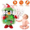 Electric Dancing Singing Plush Toy Twisting Snowman Toy Talking Interactive Mimicking Funny Songs Wiggly Dance Kid Christmas Gift