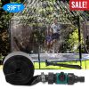 Kids Trampoline Sprinkler Outdoor Water Park Sprinkler for Kids Outdoor Water Game Toys for Backyard Boys Girls Summer Fun (39ft)