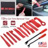 13 Pcs Car Trim Removal Tool Auto Door Panel Clip Dash Plastic Interior Radio Body Open Pry Kit