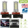 2PCS 800lm H8/H9/ H11 LED Fog DRL Light Bulb IP65 Water-Resistant 360° Beam Angle 6000K White