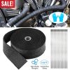 2" 50FT Exhaust Heat Wrap Fiberglass Manifold Header Pipe Heat Wrap w/12 x Locking Ties