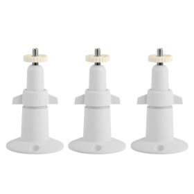 3 Packs Security Camera Wall Mount for Arlo 360°Adjustable Camera Holder Garden Patio Screw Mount Universal Fit for 1/4" Imperial Standard Screw Inter