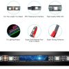 6Pcs Motorcycle LED Light Strips Multi-Color Neon Light Kits Waterproof DC 12V RGB Atmosphere Lights W/ Remote Controller Fit For Motorcycle Car SUV A