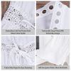 Women Lace Bathing Suit Long Sexy Bikini Swimwear Summer Cover Up Beach Dress Swimsuit with Waist Rope
