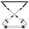 Pilates Bar Kit with 100LBS Resistance Bands Multifunctional Pilates Yoga Toning Bar Full Body Exercise Equipment Set for Beginners Intermediates Prof