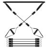 Pilates Bar Kit with 180LBS Resistance Bands Multifunctional Pilates Yoga Toning Bar Full Body Exercise Equipment Set for Beginners Intermediates Prof