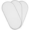 3Pcs Waterproof Changing Pad Liners Washable Reusable Changing Pad Cover Liners Cotton Surface Bassinet Changing Pad For Baby