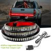 60in Car Tailgate Strip Light 432 LED IP65 Waterproof Triple Row Running Brake Reverse Turn Signal Light Bar For Jeep Pickup SUV