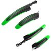 Bicycle Fender Set Adjustable Front Rear Mud Guard Mountain Bike Mudguards Splashboard Fit for 24\'\'-26\'\' Bikes