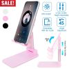 Foldable Desktop Phone Stand Angle Height Adjustable Tablet Holder Cradle Dock w/ Mirror Fit For 4-12.9in Device