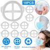 10Pcs 3D Mask Bracket Comfortable Breathing Mouth Mask Inner Support Frame Washable Reusable Mask Holder Stand