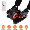 Under Desk Elliptical Machine Seated Pedal Exerciser Leg Foot Trainer Stepper Exerciser with 5 Speed Levels 3 Auto Modes LCD Monitor for Seniors Offic
