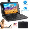 7.9in Protective Keyboard Case w/ Keyboard PU Leather Back Stand Tablet Cover via USB 2.0 Cable