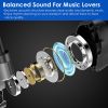 Unilateral Wireless Earpiece Rechargeable Wireless in-Ear Headset with Hook for Car Driving Phone Call Office