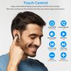 True Wireless V5.0 Earbuds IPX7 Waterproof Touch Control In-Ear Stereo Headsets TWS Noise Canceling Earbuds w/ LED Display Magnetic Charging Dock
