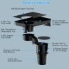 Car Cup Holder Tray 360° Rotating Car Bottle Holder Expander Adapter Multifunctional Water Cup Mount Stand with Detachable Tray