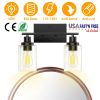 2 Light Wall Sconce Lighting with Clear Glass Shade Bathroom Vanity Lamp Fixture Modern Mounted Light for Porch Mirror Living Room Bedroom Hallway