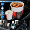 2-in-1 Universal Car Cup Mount Holder Expander with Adjustable Base Multifunctional Auto Drink Beverage Cup Holder Adapter Insert Organizer