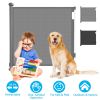 Retractable Baby Security Gate Door 58.3in Extra Wide Stair Gate for Toddlers Dogs Baby Gate with Punch Kit Punch-free Kit for Doorway Hallway Indoor
