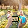 Kids Digital Camera Child Video Camera Children Camcorder Christmas Toy Birthday Gifts with 2.4in Screen 4X Digital Zoom 5 Games 32G MMC Card for 3-10