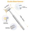 19Pcs Hammer Punch Set Drift Pin Punch Kit w/ Brass Chromium Plastic Punches for Gunsmithing Maintenance Armorers Watch Jewelry Craft w/ Portable Stor