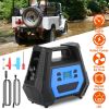Portable Tire Inflator 150 PSI 120W Max Power Tire Pump with Digital Display LED Light Inflatable Nozzle Needle Fuse Air Compressor for Bikes Motorbik