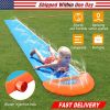 5.5m/18ft Inflatable Single Water Slide Potable Summer Lawn Water Slip Kids Toys Outdoor Water Splash Slip Play