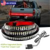 60in Car Tailgate Strip Light 432 LED IP65 Waterproof Triple Row Running Brake Reverse Turn Signal Light Bar For Jeep Pickup SUV