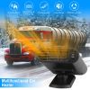12V 150W Portable Car Heater Heating Fan 2 In 1 Defroster Defogger Demister Windshield Heater Automotive Cooling Fan with Air Purification 360° Rotati