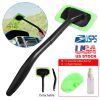 Microfiber Windshield Clean Car Auto Wiper Cleaner Glass Window Cleaning Brush Kit Tool