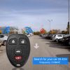 2 Keyless Entry Car Key Remote Key Fob Case Button Pad Replacement for 2009-2012 Chevrolet Malibu KOBGT04A