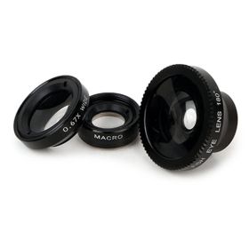 Phone Camera Lens Kit Magnetic 180°Fisheye Lens 0.67xWide Angle 10X Macro Lens for iPhone  X /8/7/6s Samsung Galaxy S10/S9