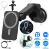 Magnetic Wireless Car Charger MagSafe Car Phone Mount Air Vent Holder 15W Wireless Charger Fit for IOS Phone 12/13/14 Series and QI-Enabled Phones wit